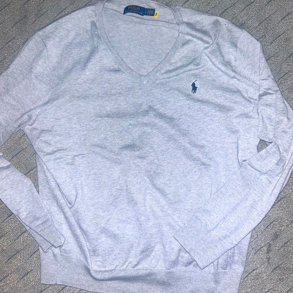 Polo Ralph Lauren Cotton V-Neck Sweater